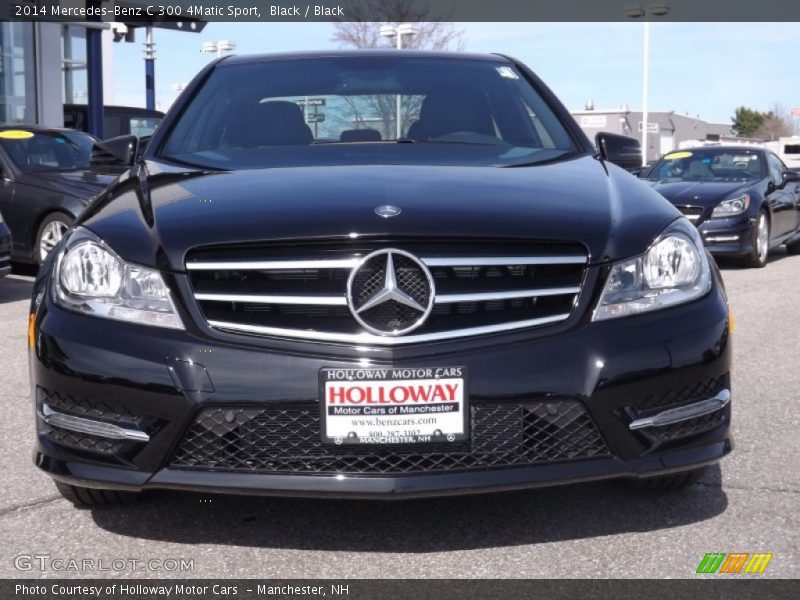 Black / Black 2014 Mercedes-Benz C 300 4Matic Sport