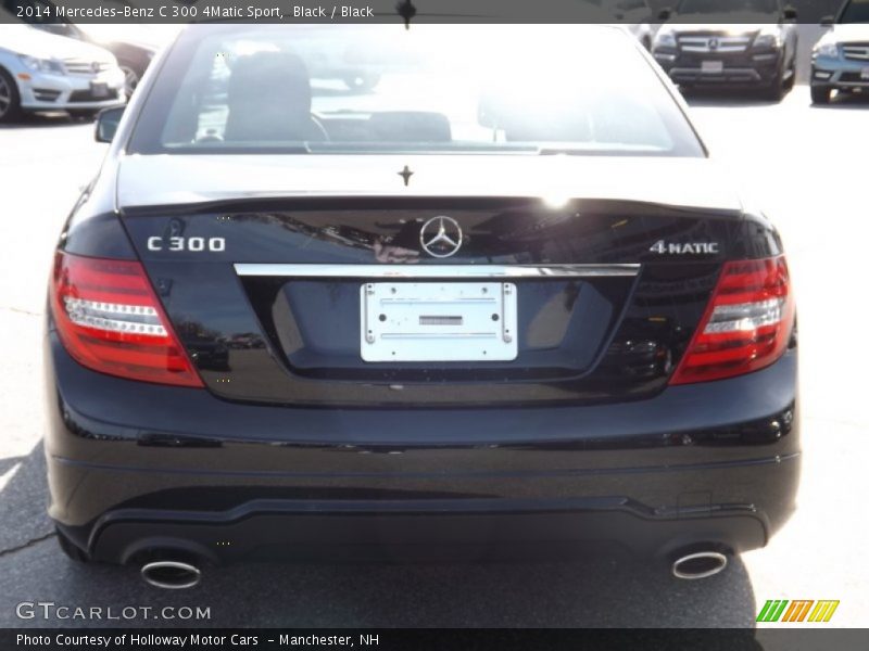 Black / Black 2014 Mercedes-Benz C 300 4Matic Sport