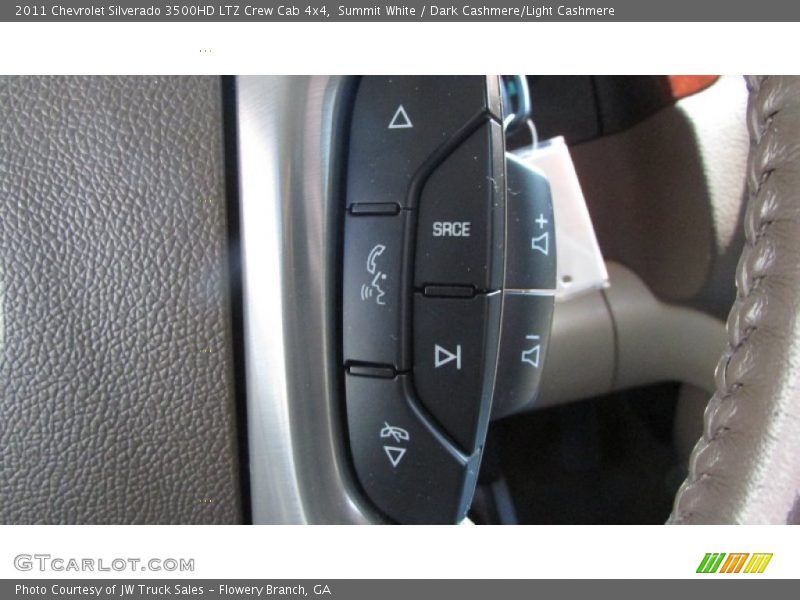 Summit White / Dark Cashmere/Light Cashmere 2011 Chevrolet Silverado 3500HD LTZ Crew Cab 4x4