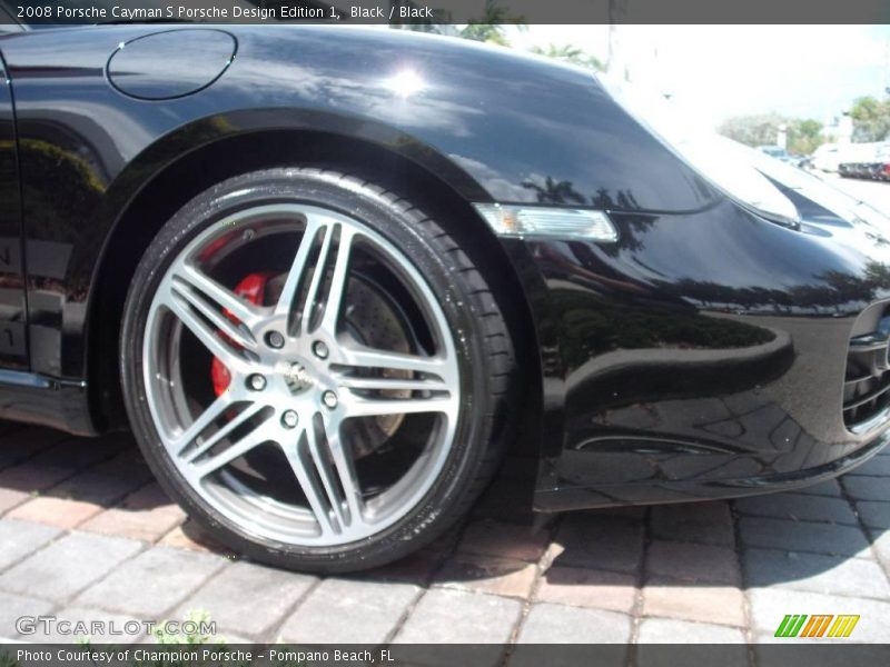 Black / Black 2008 Porsche Cayman S Porsche Design Edition 1