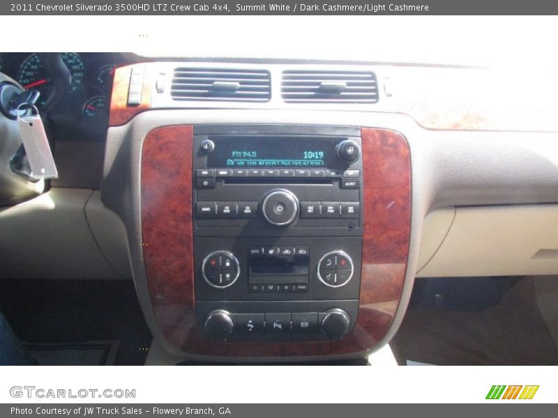 Summit White / Dark Cashmere/Light Cashmere 2011 Chevrolet Silverado 3500HD LTZ Crew Cab 4x4
