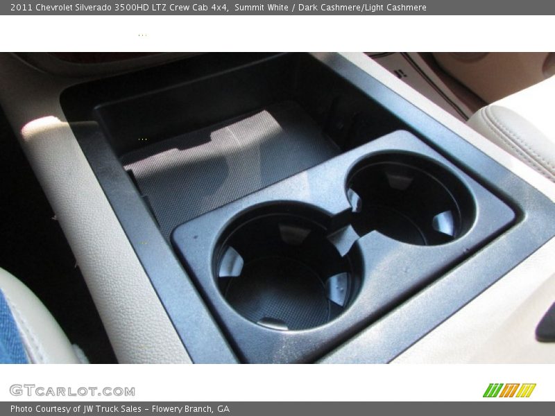 Summit White / Dark Cashmere/Light Cashmere 2011 Chevrolet Silverado 3500HD LTZ Crew Cab 4x4