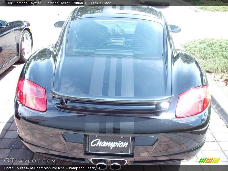 Black / Black 2008 Porsche Cayman S Porsche Design Edition 1