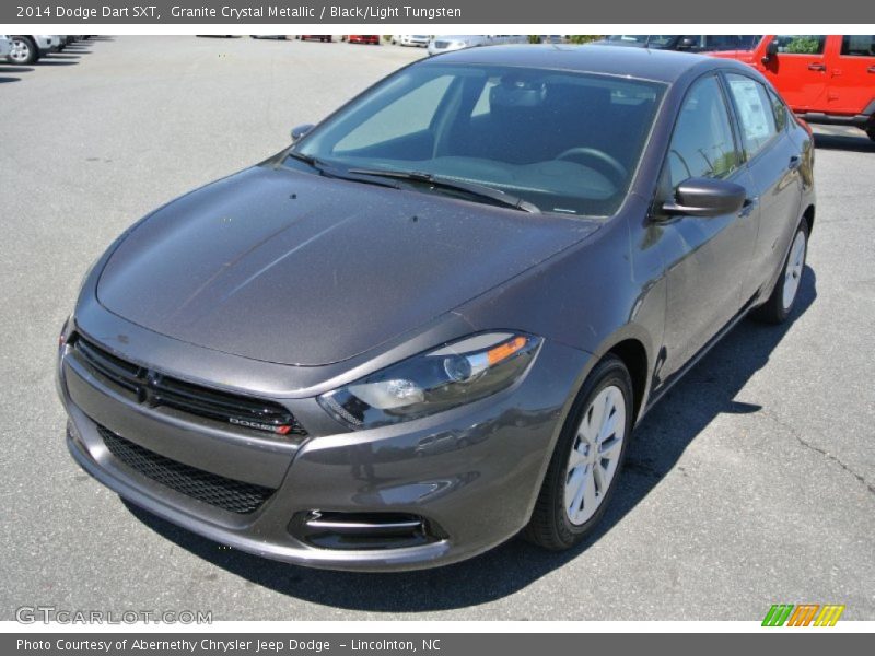 Granite Crystal Metallic / Black/Light Tungsten 2014 Dodge Dart SXT