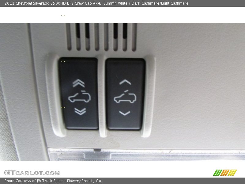 Summit White / Dark Cashmere/Light Cashmere 2011 Chevrolet Silverado 3500HD LTZ Crew Cab 4x4