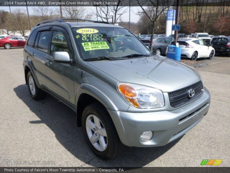 Everglade Green Metallic / Dark Charcoal 2004 Toyota RAV4 4WD