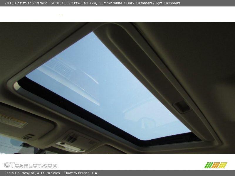 Summit White / Dark Cashmere/Light Cashmere 2011 Chevrolet Silverado 3500HD LTZ Crew Cab 4x4