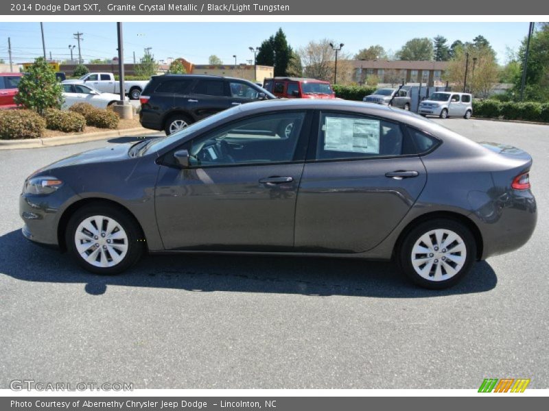 Granite Crystal Metallic / Black/Light Tungsten 2014 Dodge Dart SXT
