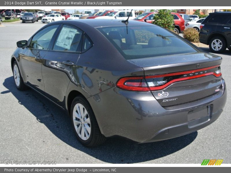 Granite Crystal Metallic / Black/Light Tungsten 2014 Dodge Dart SXT