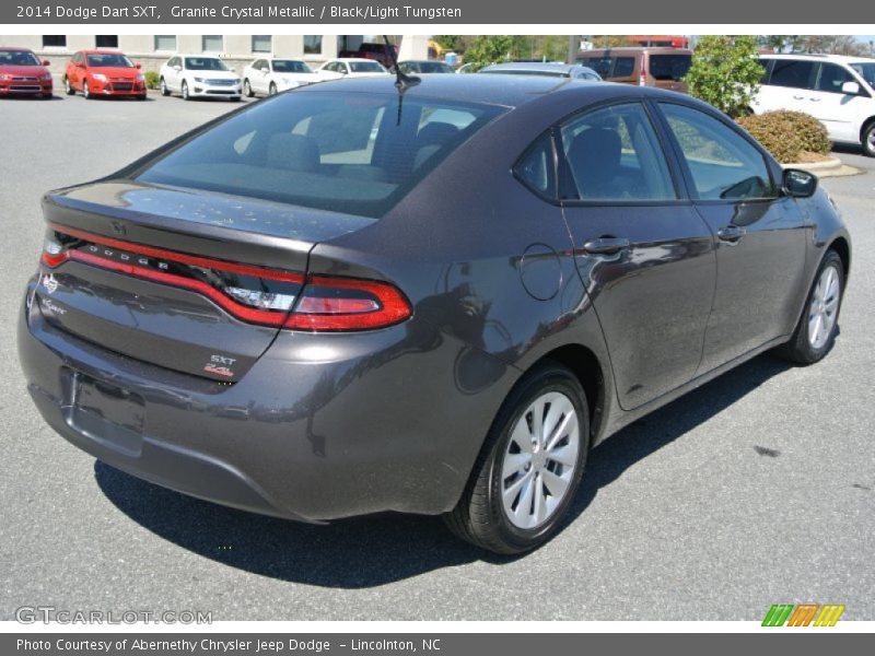 Granite Crystal Metallic / Black/Light Tungsten 2014 Dodge Dart SXT