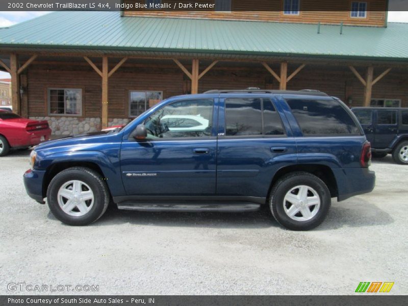 Indigo Blue Metallic / Dark Pewter 2002 Chevrolet TrailBlazer LS 4x4