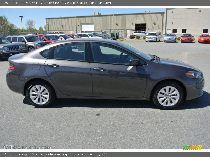 Granite Crystal Metallic / Black/Light Tungsten 2014 Dodge Dart SXT