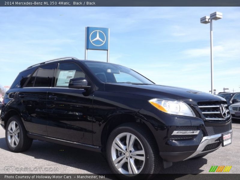 Black / Black 2014 Mercedes-Benz ML 350 4Matic