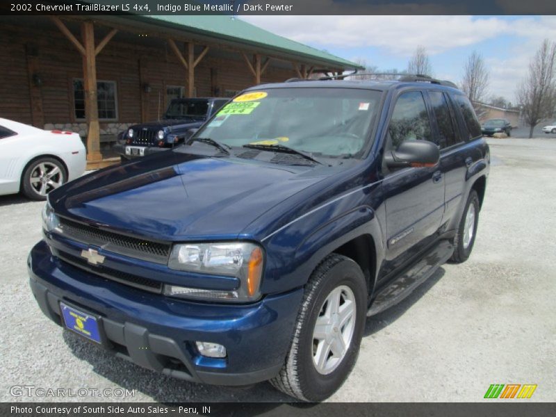 Indigo Blue Metallic / Dark Pewter 2002 Chevrolet TrailBlazer LS 4x4