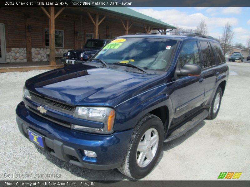 Indigo Blue Metallic / Dark Pewter 2002 Chevrolet TrailBlazer LS 4x4