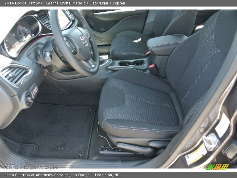 Granite Crystal Metallic / Black/Light Tungsten 2014 Dodge Dart SXT
