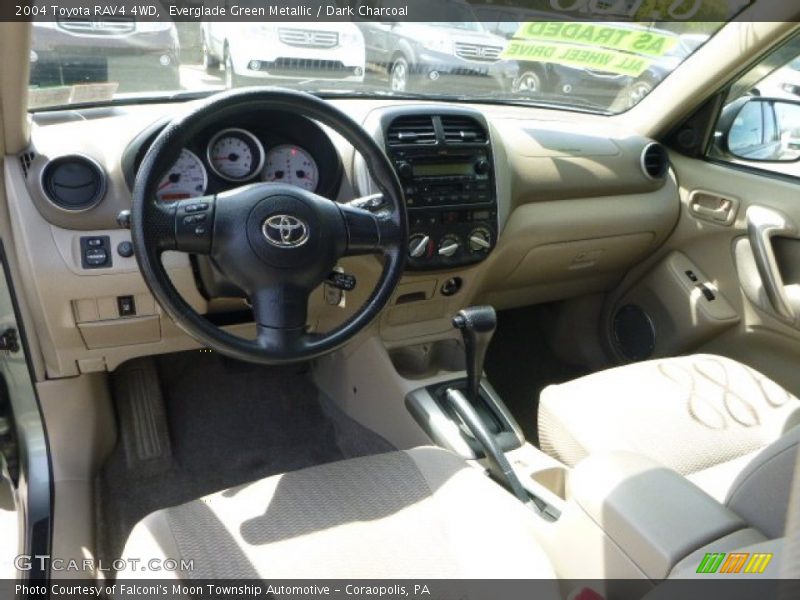 Everglade Green Metallic / Dark Charcoal 2004 Toyota RAV4 4WD