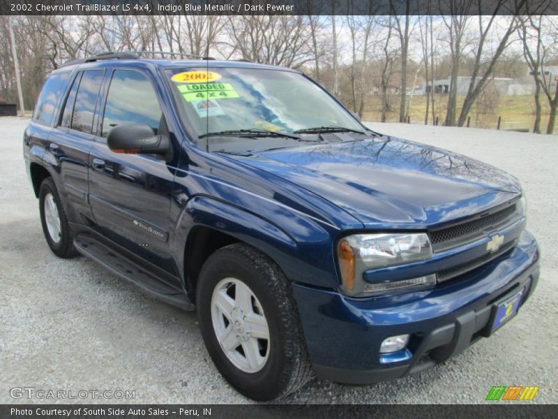 Indigo Blue Metallic / Dark Pewter 2002 Chevrolet TrailBlazer LS 4x4