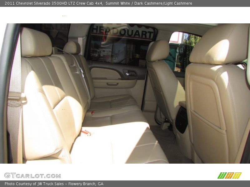 Summit White / Dark Cashmere/Light Cashmere 2011 Chevrolet Silverado 3500HD LTZ Crew Cab 4x4