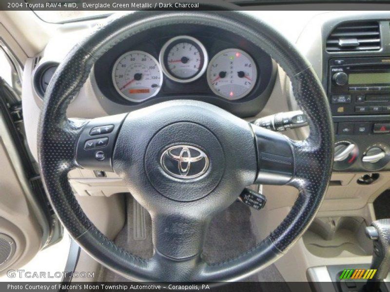 Everglade Green Metallic / Dark Charcoal 2004 Toyota RAV4 4WD