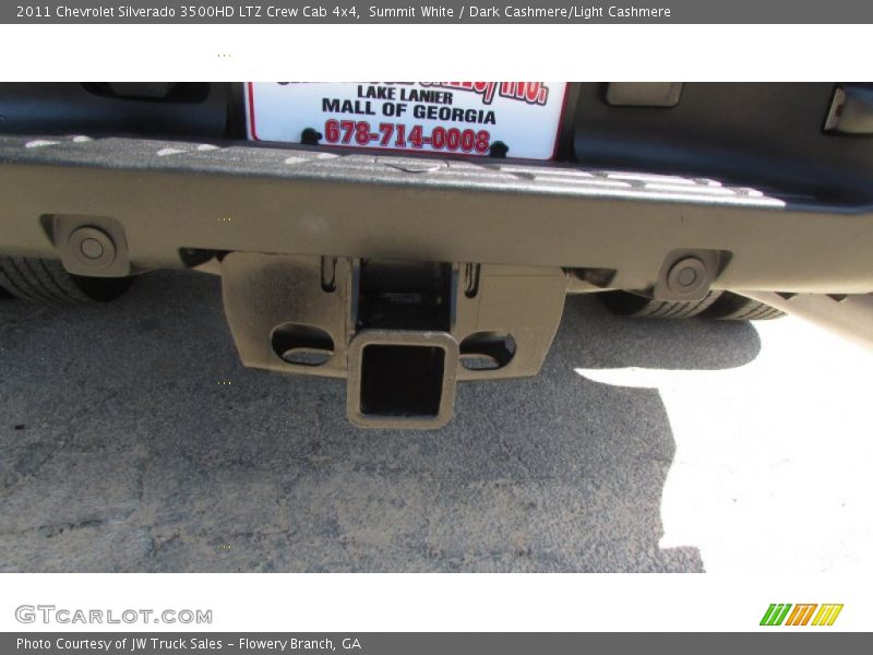 Summit White / Dark Cashmere/Light Cashmere 2011 Chevrolet Silverado 3500HD LTZ Crew Cab 4x4