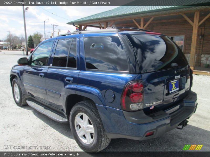 Indigo Blue Metallic / Dark Pewter 2002 Chevrolet TrailBlazer LS 4x4