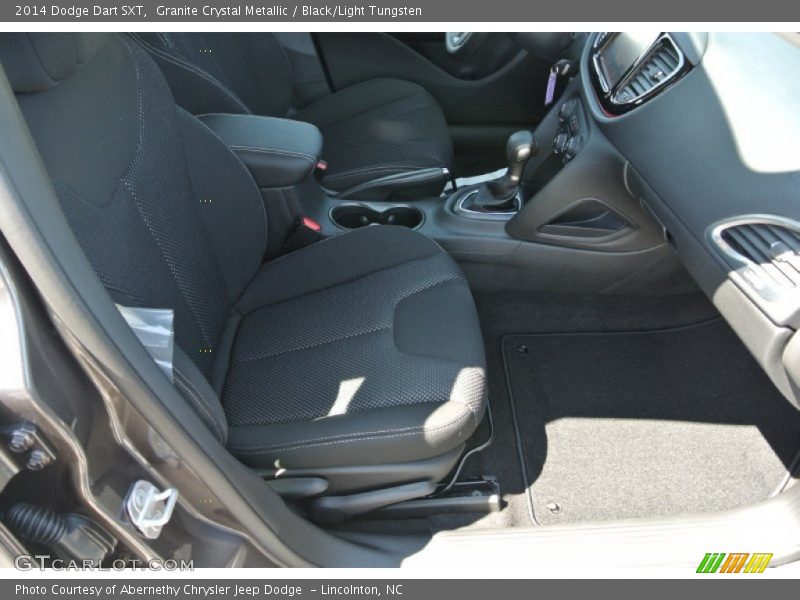 Granite Crystal Metallic / Black/Light Tungsten 2014 Dodge Dart SXT