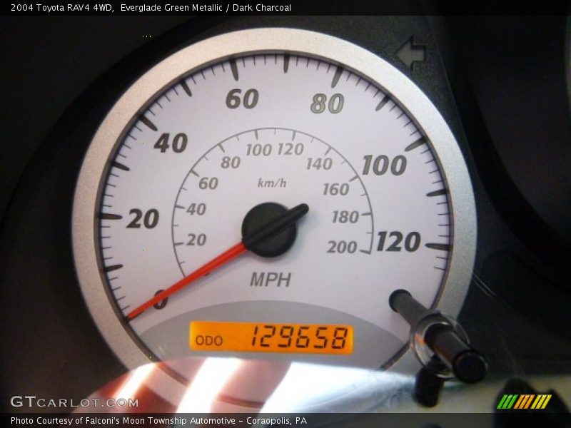 Everglade Green Metallic / Dark Charcoal 2004 Toyota RAV4 4WD