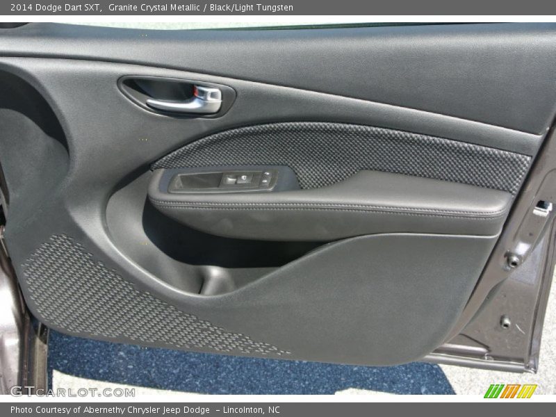 Granite Crystal Metallic / Black/Light Tungsten 2014 Dodge Dart SXT