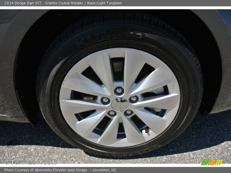 Granite Crystal Metallic / Black/Light Tungsten 2014 Dodge Dart SXT