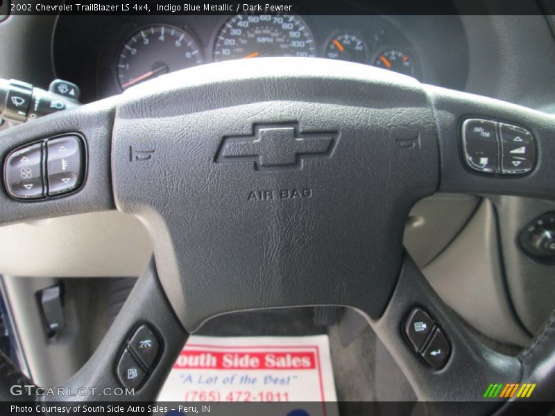 Indigo Blue Metallic / Dark Pewter 2002 Chevrolet TrailBlazer LS 4x4
