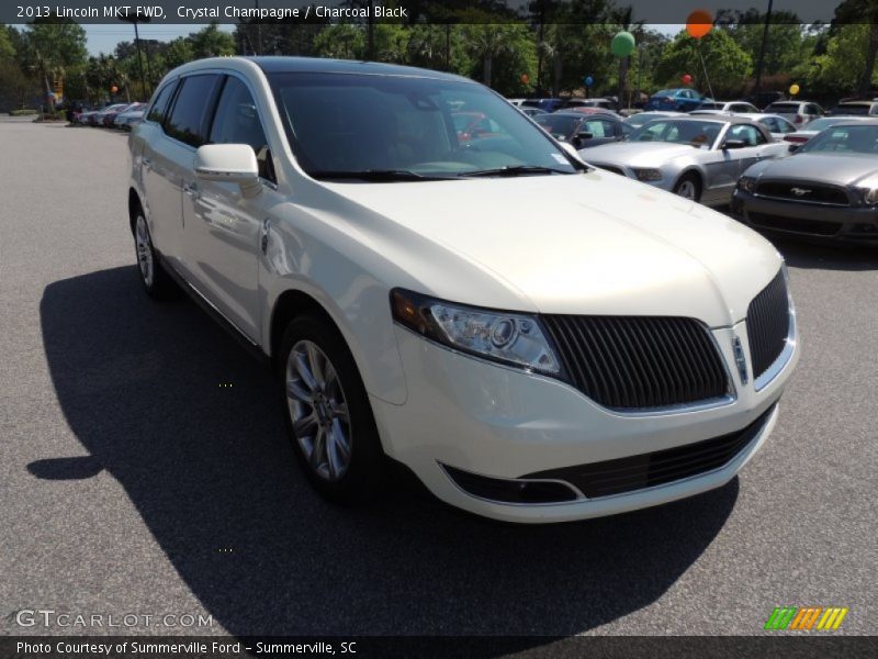 Crystal Champagne / Charcoal Black 2013 Lincoln MKT FWD