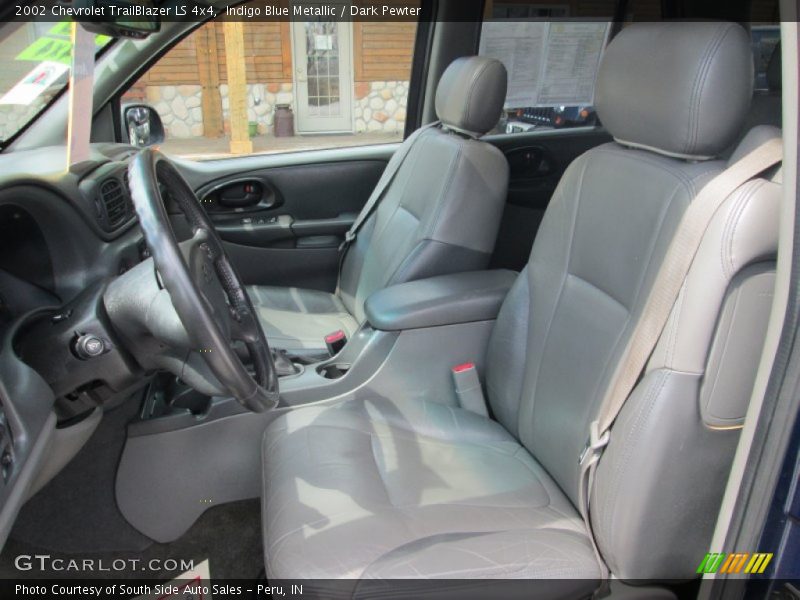Indigo Blue Metallic / Dark Pewter 2002 Chevrolet TrailBlazer LS 4x4