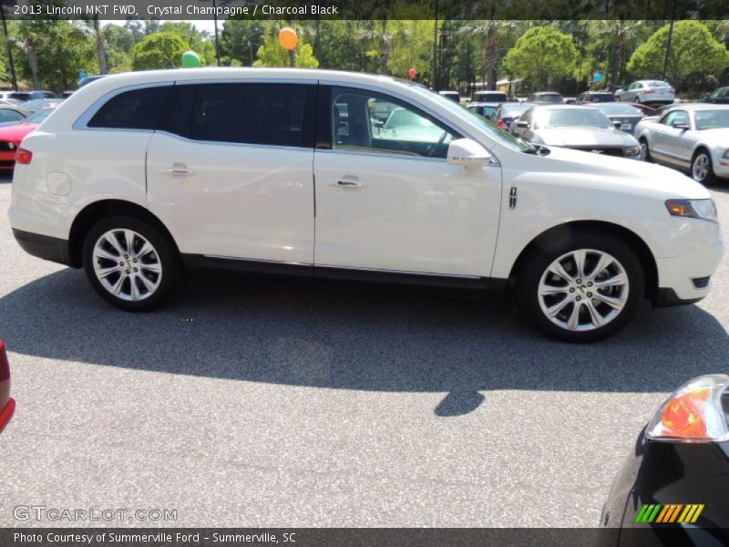 Crystal Champagne / Charcoal Black 2013 Lincoln MKT FWD