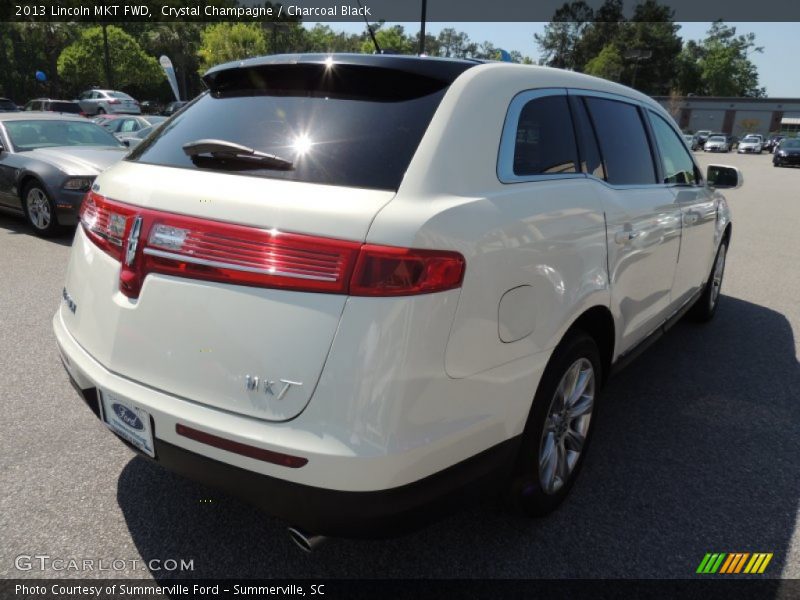 Crystal Champagne / Charcoal Black 2013 Lincoln MKT FWD