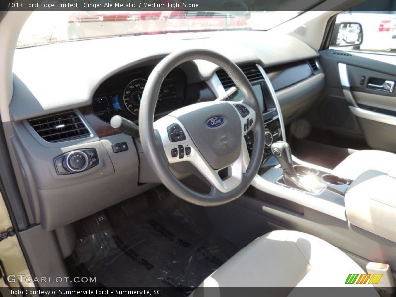 Ginger Ale Metallic / Medium Light Stone 2013 Ford Edge Limited