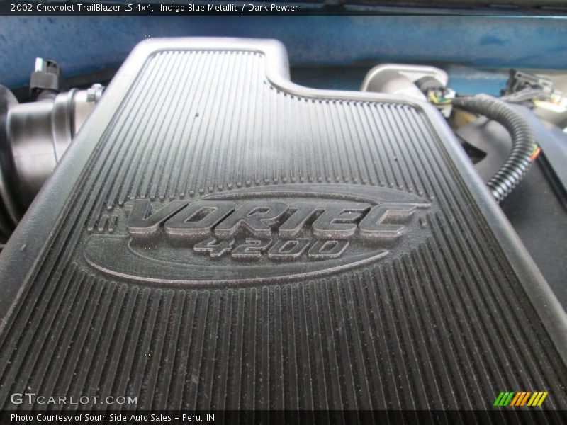 Indigo Blue Metallic / Dark Pewter 2002 Chevrolet TrailBlazer LS 4x4