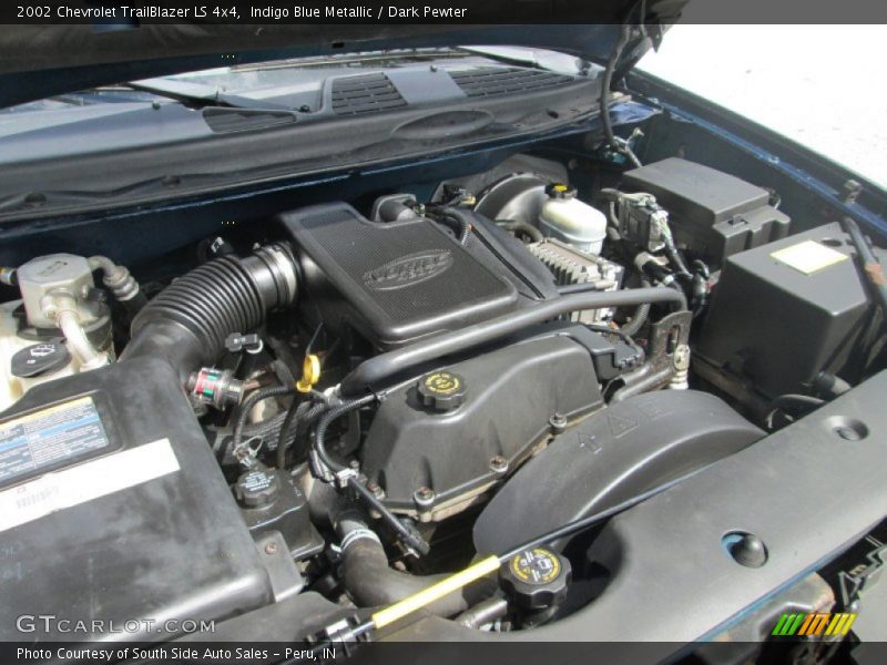 Indigo Blue Metallic / Dark Pewter 2002 Chevrolet TrailBlazer LS 4x4