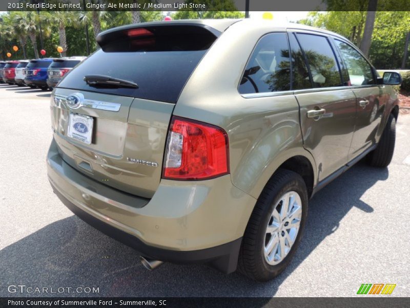 Ginger Ale Metallic / Medium Light Stone 2013 Ford Edge Limited