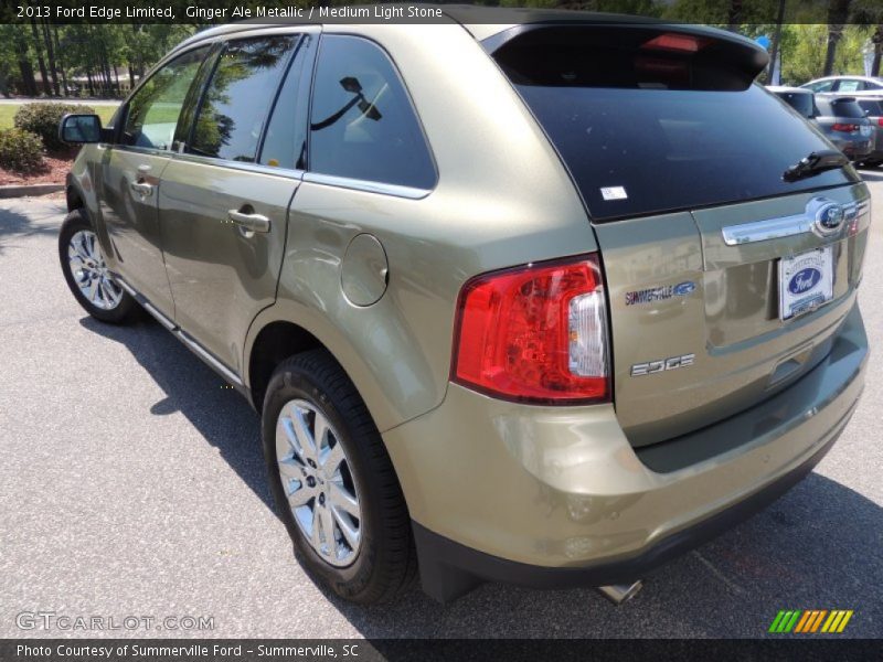 Ginger Ale Metallic / Medium Light Stone 2013 Ford Edge Limited