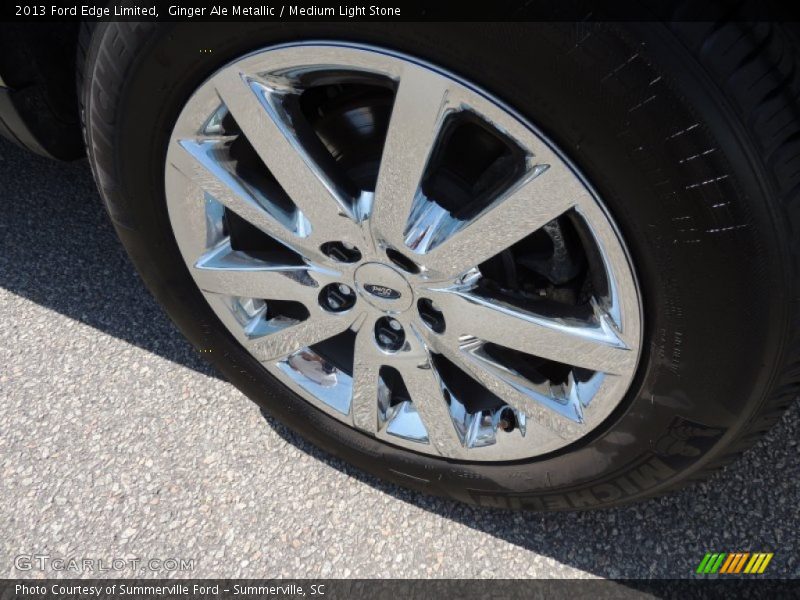 Ginger Ale Metallic / Medium Light Stone 2013 Ford Edge Limited