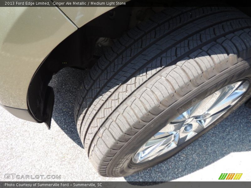 Ginger Ale Metallic / Medium Light Stone 2013 Ford Edge Limited