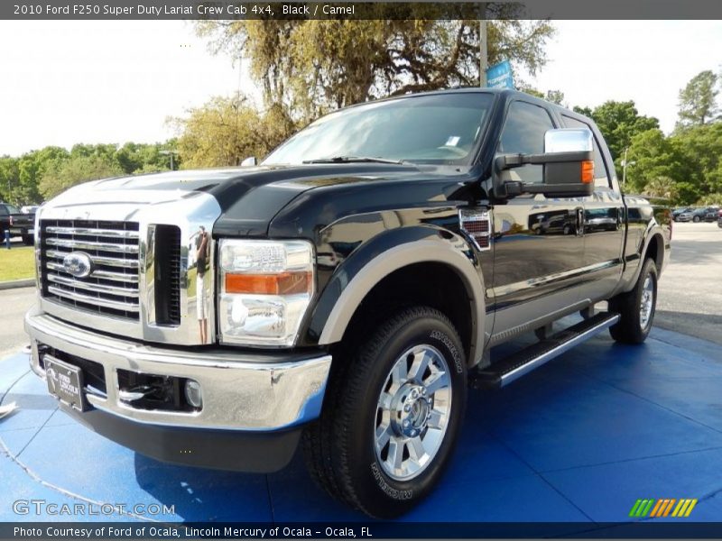 Black / Camel 2010 Ford F250 Super Duty Lariat Crew Cab 4x4