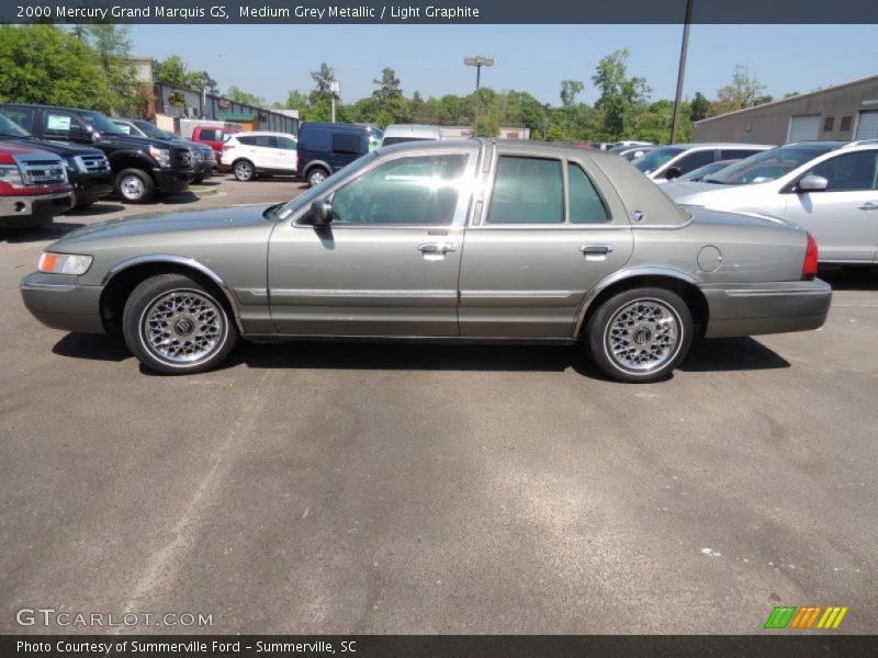 Medium Grey Metallic / Light Graphite 2000 Mercury Grand Marquis GS