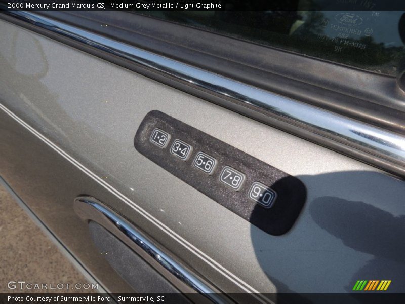 Medium Grey Metallic / Light Graphite 2000 Mercury Grand Marquis GS