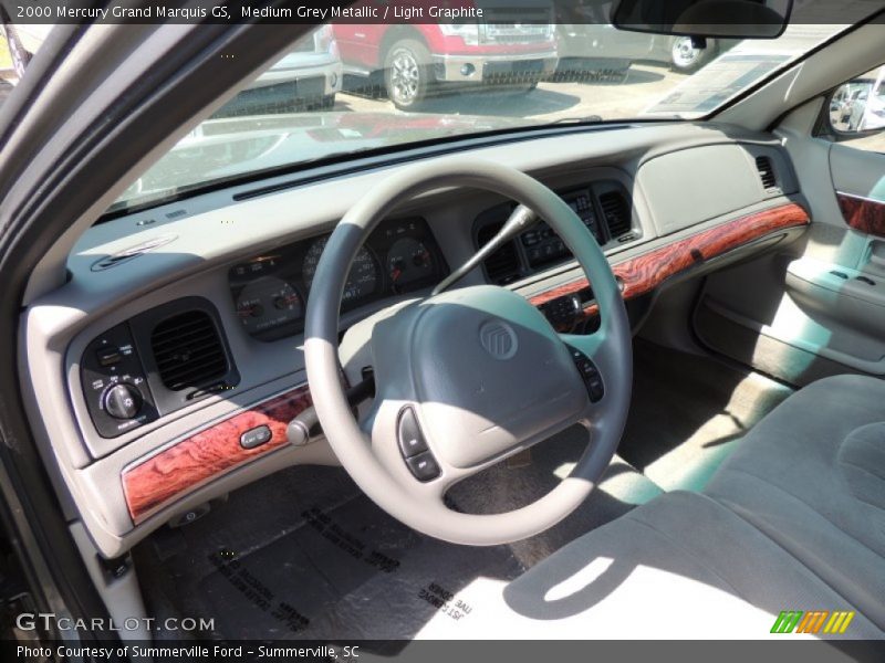 Medium Grey Metallic / Light Graphite 2000 Mercury Grand Marquis GS