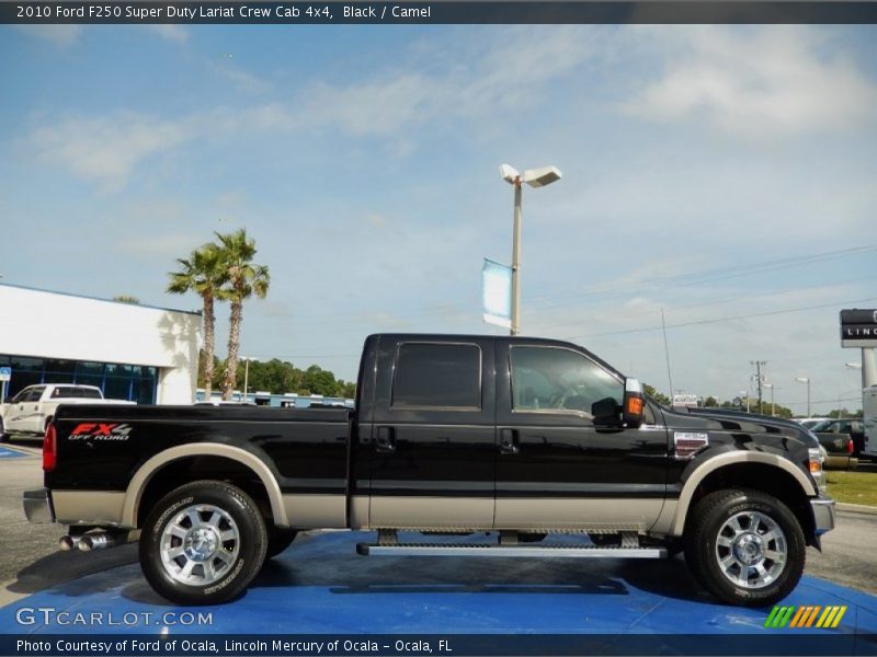 Black / Camel 2010 Ford F250 Super Duty Lariat Crew Cab 4x4
