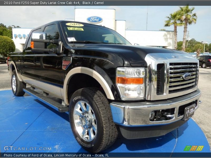 Black / Camel 2010 Ford F250 Super Duty Lariat Crew Cab 4x4