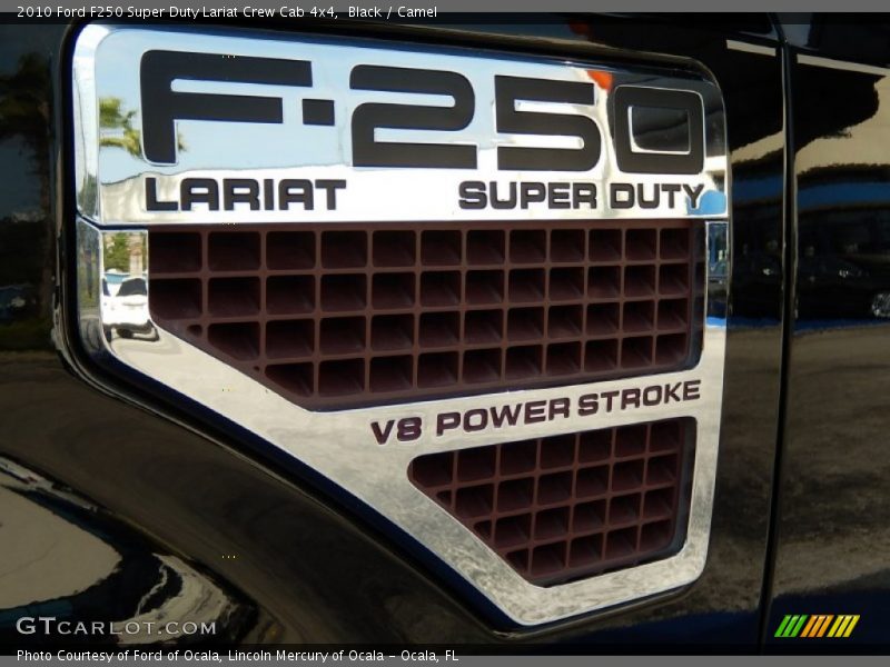 Black / Camel 2010 Ford F250 Super Duty Lariat Crew Cab 4x4