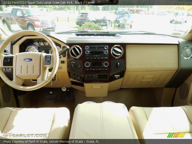 Black / Camel 2010 Ford F250 Super Duty Lariat Crew Cab 4x4